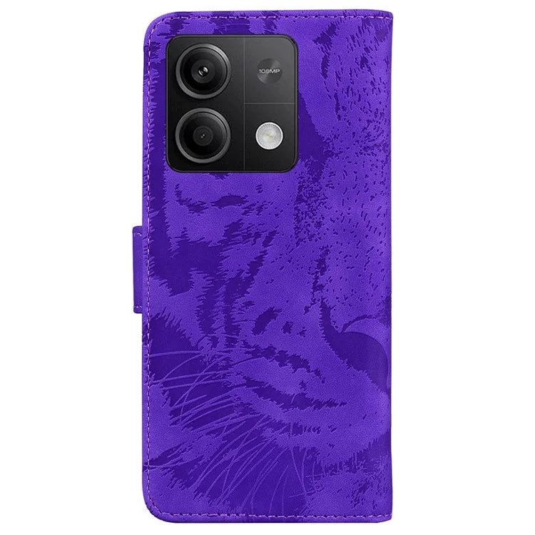 For Xiaomi Redmi Note 13 5G /  Note 13 5G (China) Leather Wallet Case Tiger Pattern Cover