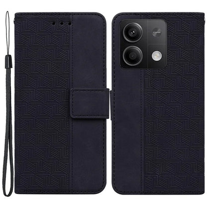 For Xiaomi Redmi Note 13 5G / Note 13 5G (China) Case Geometry Pattern Leather Cover Wallet