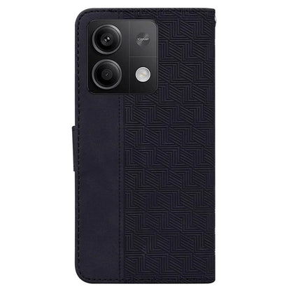 For Xiaomi Redmi Note 13 5G / Note 13 5G (China) Case Geometry Pattern Leather Cover Wallet