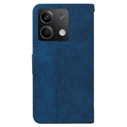 For Xiaomi Redmi Note 13 5G / Note 13 5G (China) Case Geometry Pattern Leather Cover Wallet