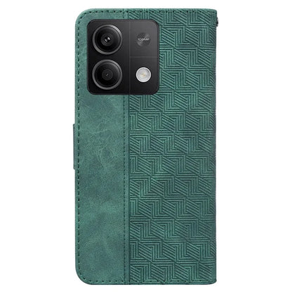 For Xiaomi Redmi Note 13 5G / Note 13 5G (China) Case Geometry Pattern Leather Cover Wallet
