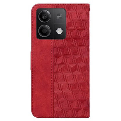 For Xiaomi Redmi Note 13 5G / Note 13 5G (China) Case Geometry Pattern Leather Cover Wallet