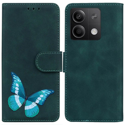 For Xiaomi Redmi Note 13 5G / Note 13 5G (China) Leather Case Wallet Cover Butterfly Pattern