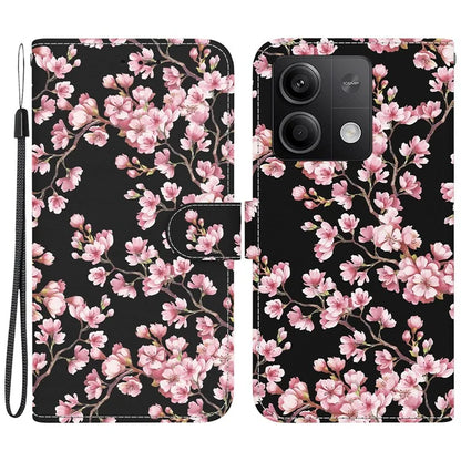 For Xiaomi Redmi Note 13 5G (China) / Note 13 5G Leather Case Pattern Printing Wallet Cover