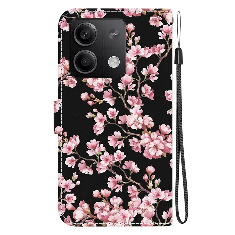 For Xiaomi Redmi Note 13 5G (China) / Note 13 5G Leather Case Pattern Printing Wallet Cover