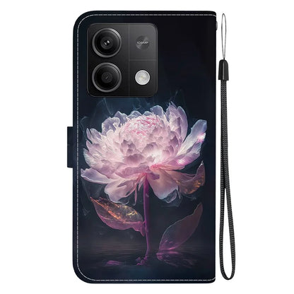 For Xiaomi Redmi Note 13 5G (China) / Note 13 5G Leather Case Pattern Printing Wallet Cover