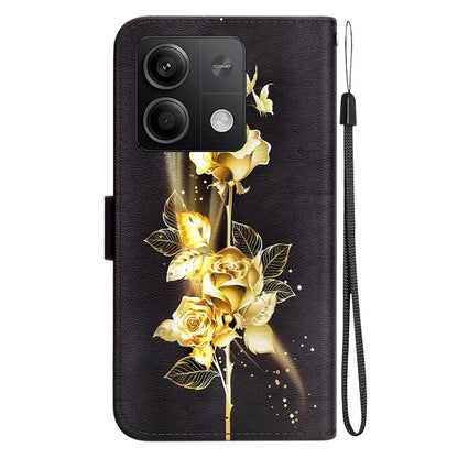 For Xiaomi Redmi Note 13 5G (China) / Note 13 5G Leather Case Pattern Printing Wallet Cover