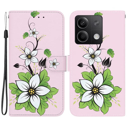 For Xiaomi Redmi Note 13 5G (China) / Note 13 5G Leather Case Pattern Printing Wallet Cover