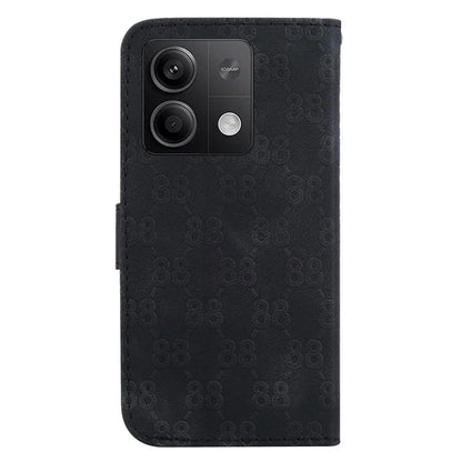 For Xiaomi Redmi Note 13 5G / Note 13 5G (China) Leather Case Double 8-Shape Phone Cover