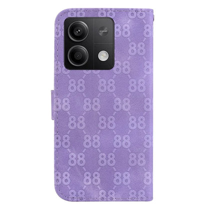 For Xiaomi Redmi Note 13 5G / Note 13 5G (China) Leather Case Double 8-Shape Phone Cover