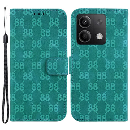 For Xiaomi Redmi Note 13 5G / Note 13 5G (China) Leather Case Double 8-Shape Phone Cover