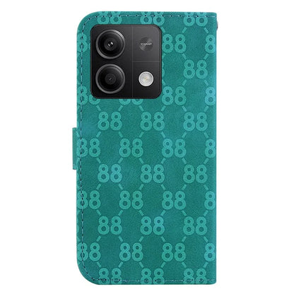 For Xiaomi Redmi Note 13 5G / Note 13 5G (China) Leather Case Double 8-Shape Phone Cover