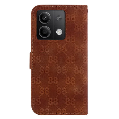 For Xiaomi Redmi Note 13 5G / Note 13 5G (China) Leather Case Double 8-Shape Phone Cover