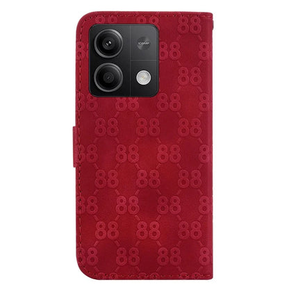 For Xiaomi Redmi Note 13 5G / Note 13 5G (China) Leather Case Double 8-Shape Phone Cover