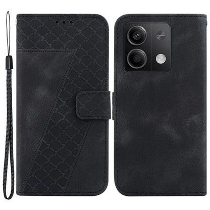 For Xiaomi Redmi Note 13 5G / Note 13 5G (China) Case Stand Wallet Leather Cover 7-Shape Pattern