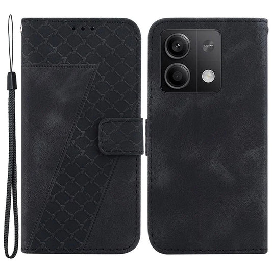For Xiaomi Redmi Note 13 5G / Note 13 5G (China) Case Stand Wallet Leather Cover 7-Shape Pattern