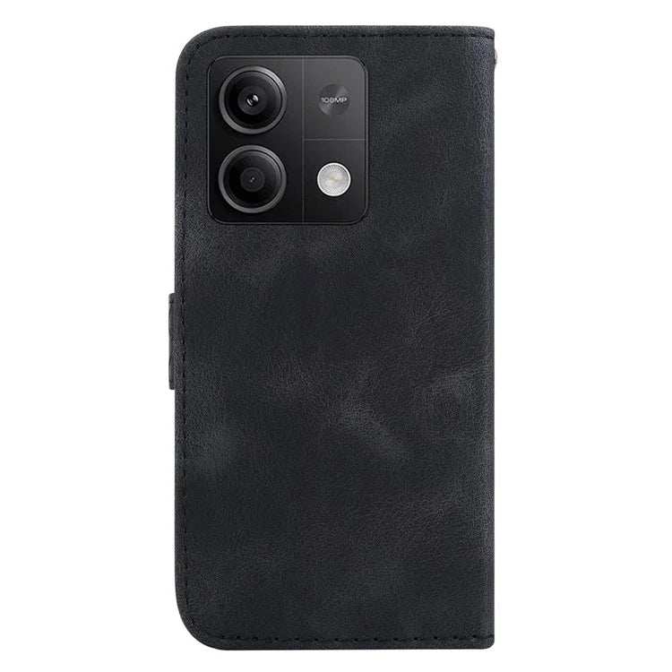 For Xiaomi Redmi Note 13 5G / Note 13 5G (China) Case Stand Wallet Leather Cover 7-Shape Pattern