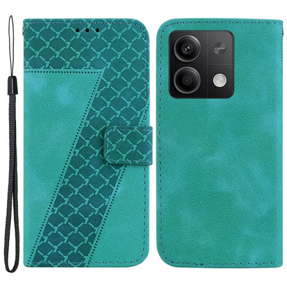 For Xiaomi Redmi Note 13 5G / Note 13 5G (China) Case Stand Wallet Leather Cover 7-Shape Pattern