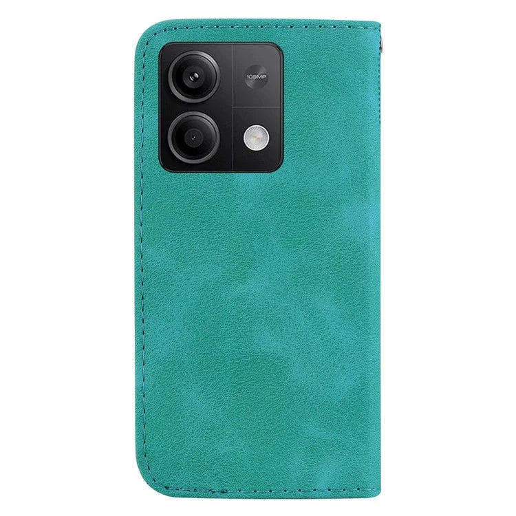 For Xiaomi Redmi Note 13 5G / Note 13 5G (China) Case Stand Wallet Leather Cover 7-Shape Pattern