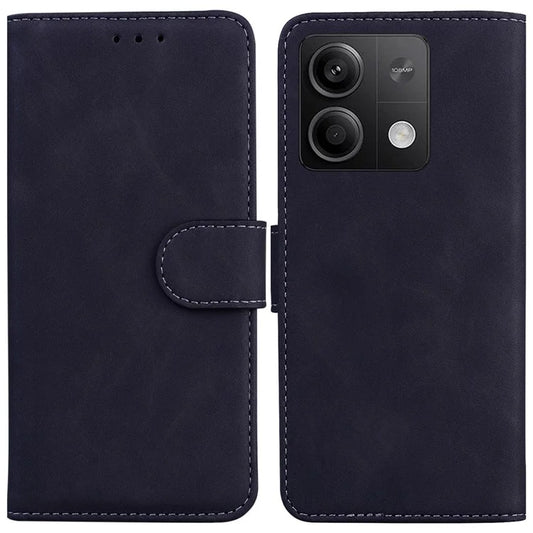 For Xiaomi Redmi Note 13 5G / Note 13 5G (China) Leather Case Solid Color Wallet Flip Cover