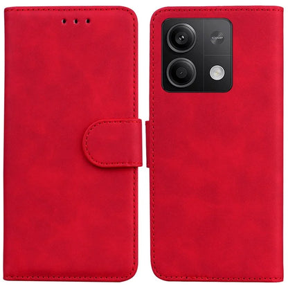 For Xiaomi Redmi Note 13 5G / Note 13 5G (China) Leather Case Solid Color Wallet Flip Cover