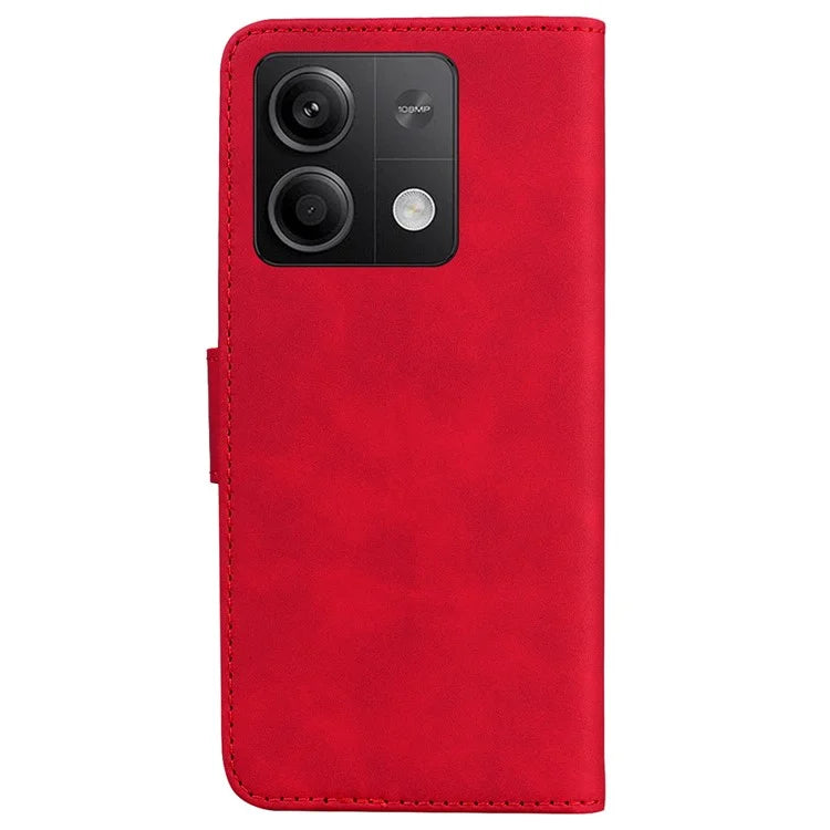 For Xiaomi Redmi Note 13 5G / Note 13 5G (China) Leather Case Solid Color Wallet Flip Cover