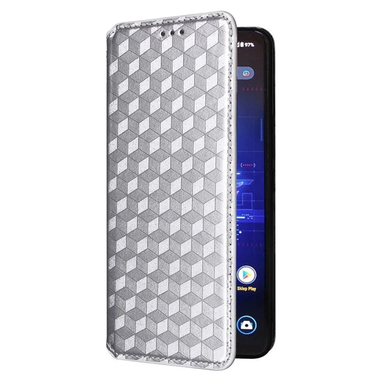 For Asus ROG Phone 8 Pro 5G / 8 5G Wallet Case Leather Magnetic Auto Closing Imprint Cover