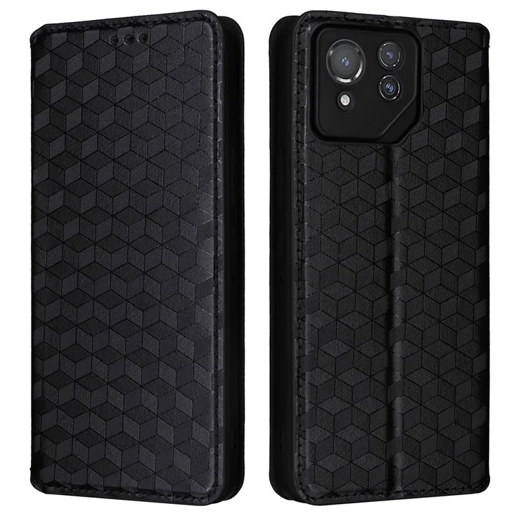 For Asus ROG Phone 8 Pro 5G / 8 5G Wallet Case Leather Magnetic Auto Closing Imprint Cover