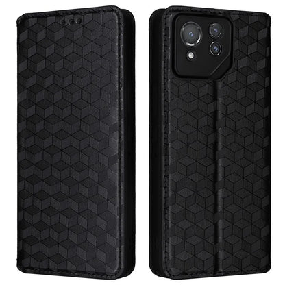 For Asus ROG Phone 8 Pro 5G / 8 5G Wallet Case Leather Magnetic Auto Closing Imprint Cover