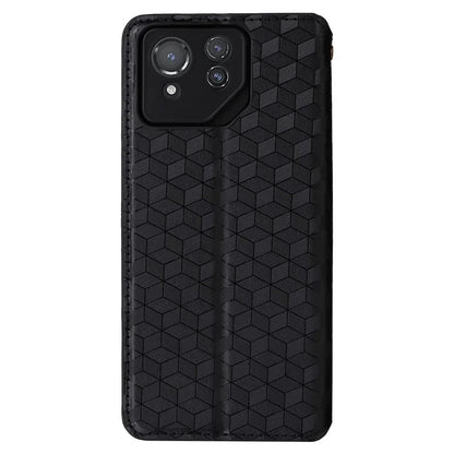 For Asus ROG Phone 8 Pro 5G / 8 5G Wallet Case Leather Magnetic Auto Closing Imprint Cover