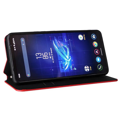 For Asus ROG Phone 8 Pro 5G / 8 5G Wallet Case Leather Magnetic Auto Closing Imprint Cover