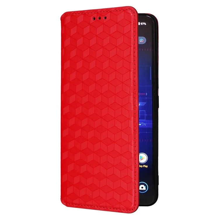 For Asus ROG Phone 8 Pro 5G / 8 5G Wallet Case Leather Magnetic Auto Closing Imprint Cover