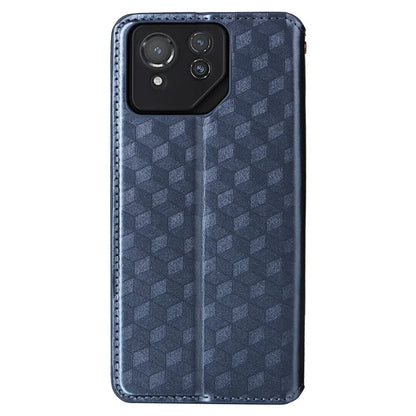 For Asus ROG Phone 8 Pro 5G / 8 5G Wallet Case Leather Magnetic Auto Closing Imprint Cover