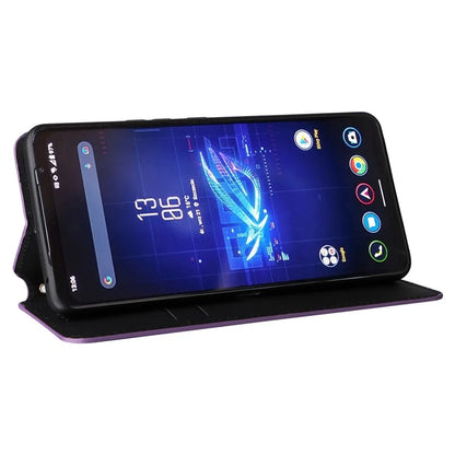 For Asus ROG Phone 8 Pro 5G / 8 5G Wallet Case Leather Magnetic Auto Closing Imprint Cover
