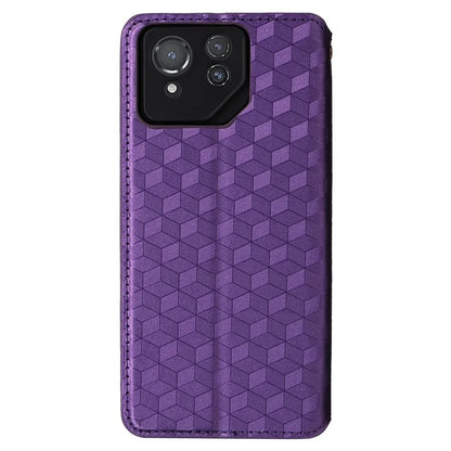 For Asus ROG Phone 8 Pro 5G / 8 5G Wallet Case Leather Magnetic Auto Closing Imprint Cover