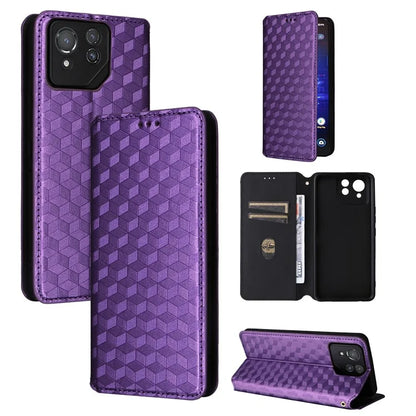 For Asus ROG Phone 8 Pro 5G / 8 5G Wallet Case Leather Magnetic Auto Closing Imprint Cover