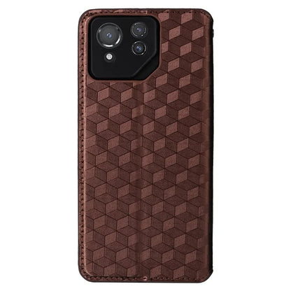 For Asus ROG Phone 8 Pro 5G / 8 5G Wallet Case Leather Magnetic Auto Closing Imprint Cover