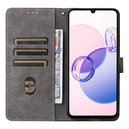 For Xiaomi Redmi 13C 5G / Redmi 13R 5G / Poco M6 5G Case RFID Blocking Leather Phone Shell with Wrist Strap