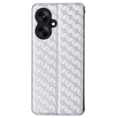 For Xiaomi Redmi 13C 5G / Redmi 13R 5G / Poco M6 5G Magnetic Phone Case Imprinted Rhombus Cover