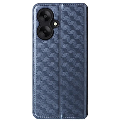 For Xiaomi Redmi 13C 5G / Redmi 13R 5G / Poco M6 5G Magnetic Phone Case Imprinted Rhombus Cover