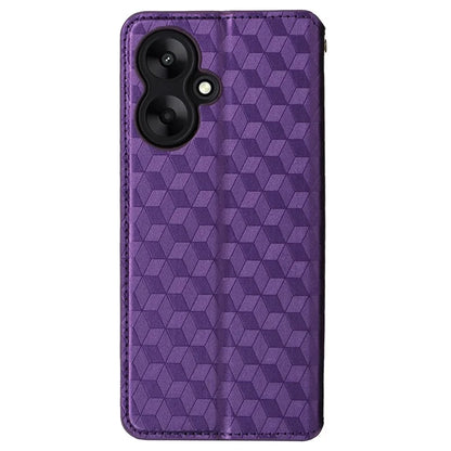 For Xiaomi Redmi 13C 5G / Redmi 13R 5G / Poco M6 5G Magnetic Phone Case Imprinted Rhombus Cover