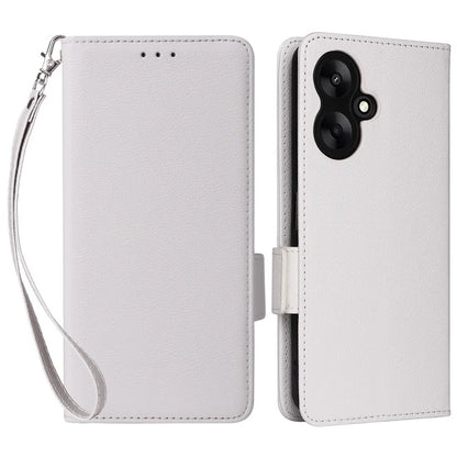 For Xiaomi Redmi 13C 5G / Redmi 13R 5G / Poco M6 5G Case with Wrist Strap Leather Cell Phone Cover