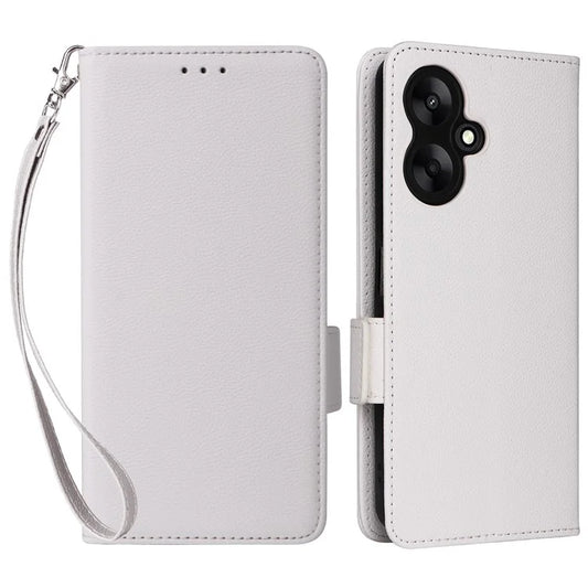 For Xiaomi Redmi 13C 5G / Redmi 13R 5G / Poco M6 5G Case with Wrist Strap Leather Cell Phone Cover