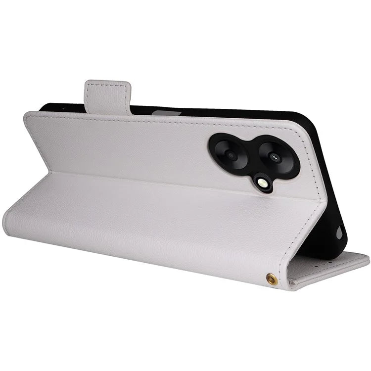 For Xiaomi Redmi 13C 5G / Redmi 13R 5G / Poco M6 5G Case with Wrist Strap Leather Cell Phone Cover
