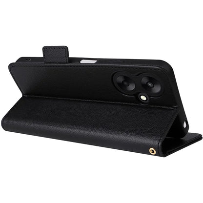 For Xiaomi Redmi 13C 5G / Redmi 13R 5G / Poco M6 5G Case with Wrist Strap Leather Cell Phone Cover