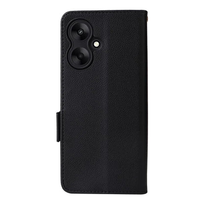 For Xiaomi Redmi 13C 5G / Redmi 13R 5G / Poco M6 5G Case with Wrist Strap Leather Cell Phone Cover