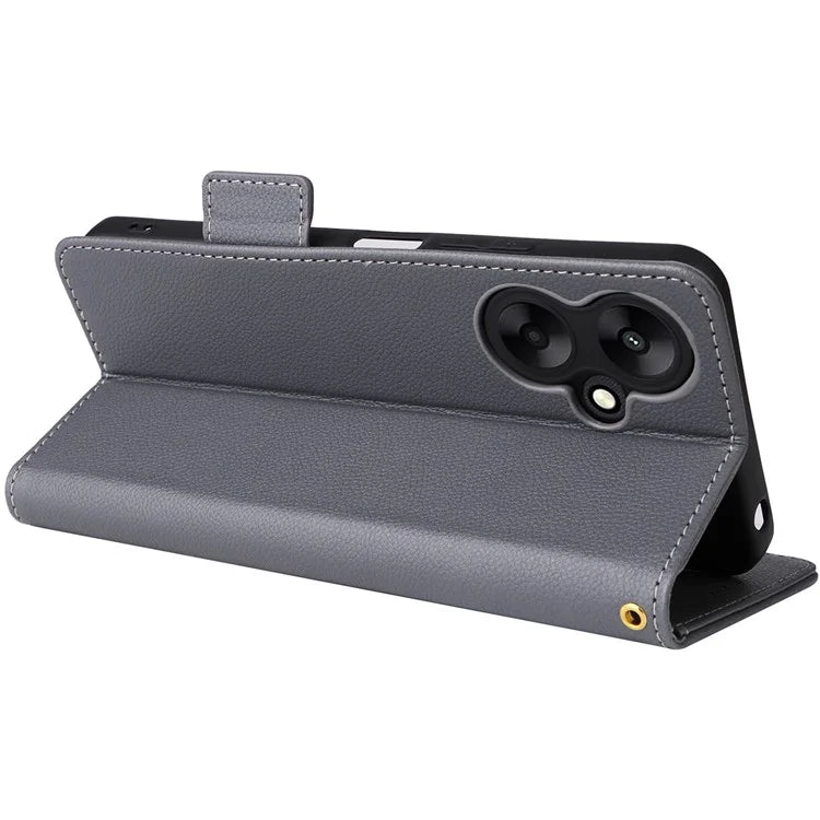 For Xiaomi Redmi 13C 5G / Redmi 13R 5G / Poco M6 5G Case with Wrist Strap Leather Cell Phone Cover