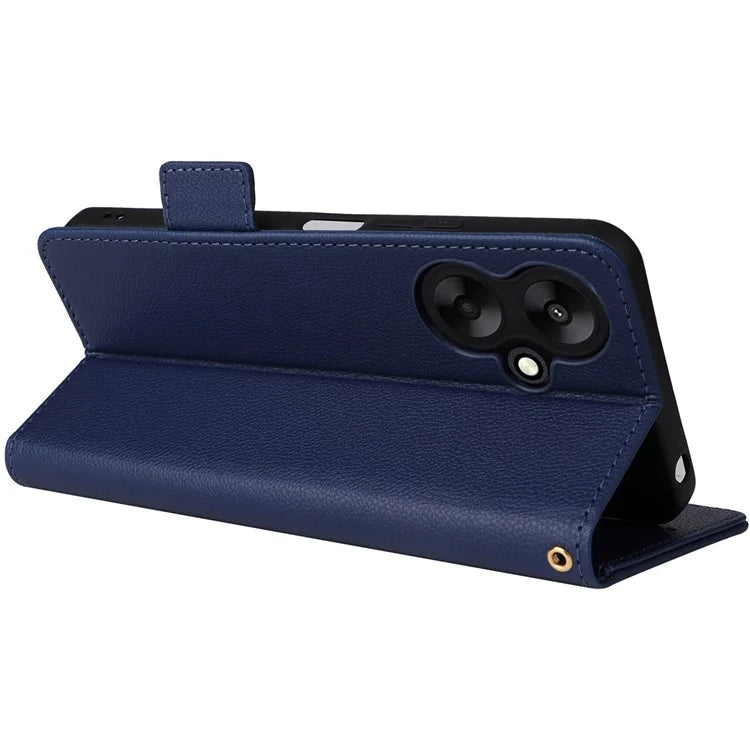 For Xiaomi Redmi 13C 5G / Redmi 13R 5G / Poco M6 5G Case with Wrist Strap Leather Cell Phone Cover