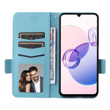 For Xiaomi Redmi 13C 5G / Redmi 13R 5G / Poco M6 5G Case with Wrist Strap Leather Cell Phone Cover