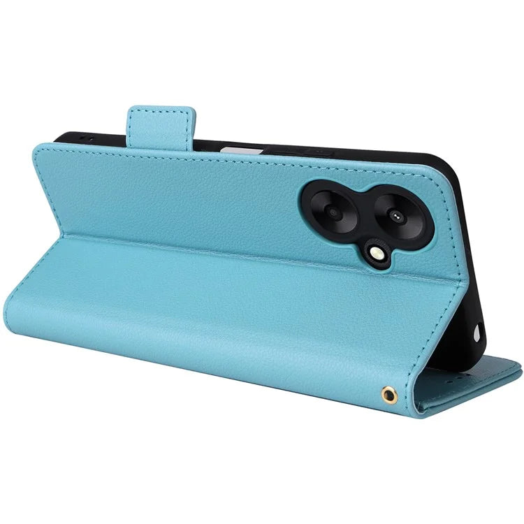 For Xiaomi Redmi 13C 5G / Redmi 13R 5G / Poco M6 5G Case with Wrist Strap Leather Cell Phone Cover
